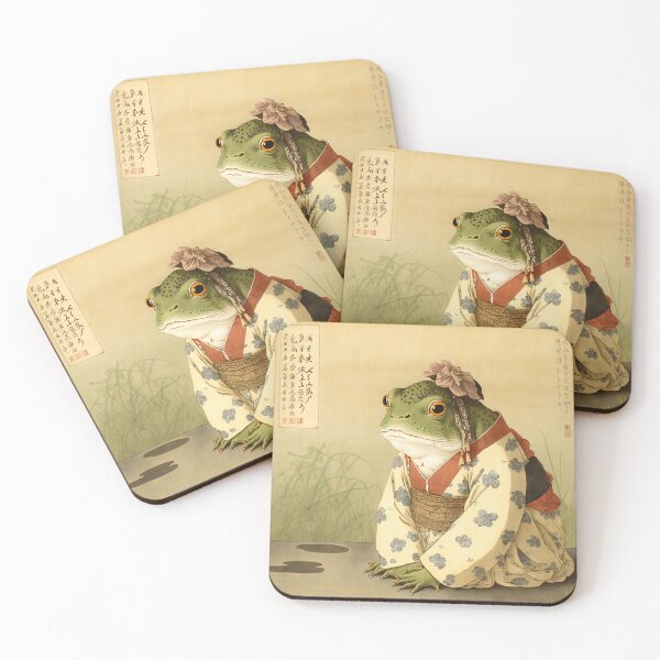 Item preview, Vintage Japanese Unimpressed Frog  designed and sold by Vanover Designs.