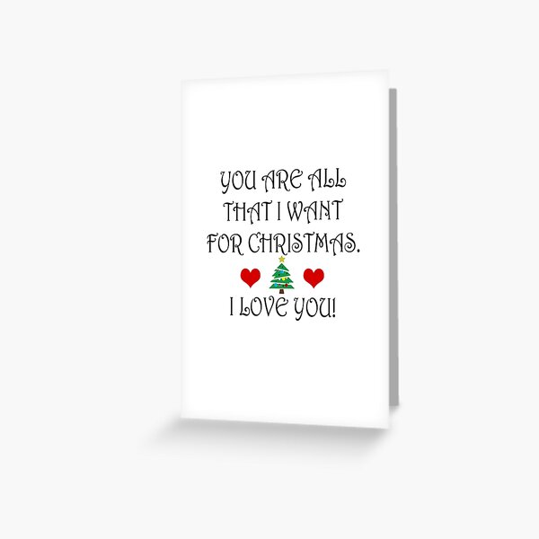 Christmas Love Greeting Card