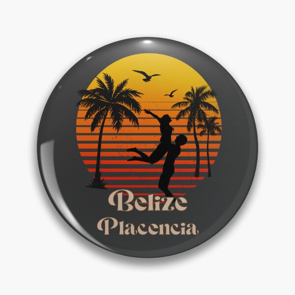 Item preview, Belize Placencia retro sunset palm trees designed and sold by TipTopTapo.
