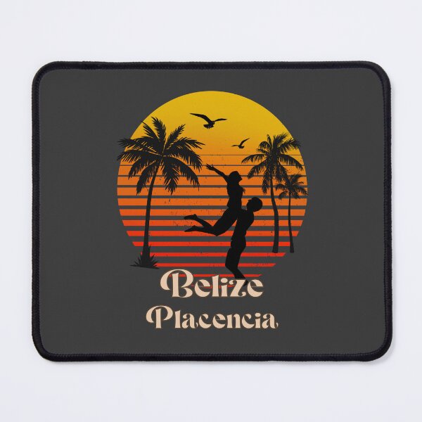 Item preview, Belize Placencia retro sunset palm trees designed and sold by TipTopTapo.