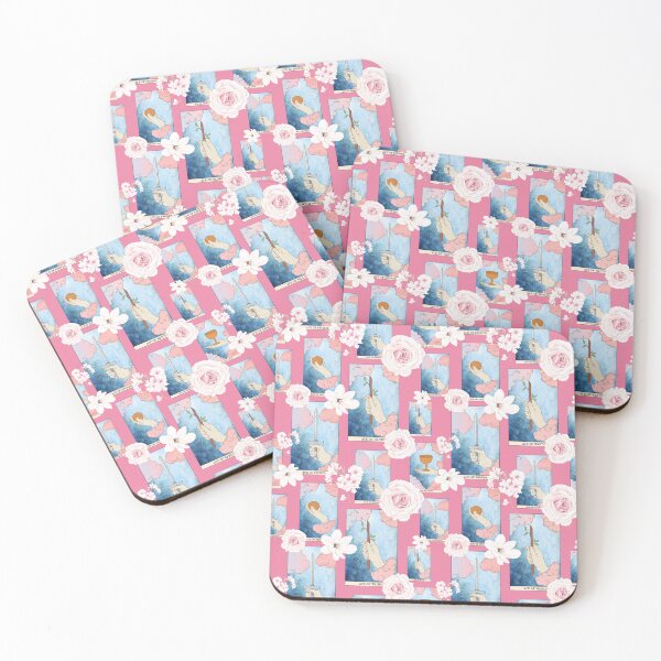 Item preview, Soft and Sweet - Floral Tarot Card Pattern - Minor Arcana - Suit of Aces designed and sold by Annalee Beer.