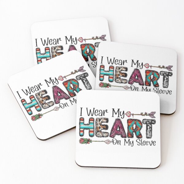 Item preview, I Wear My Heart On My Sleeve  designed and sold by FortuneCookieTs.
