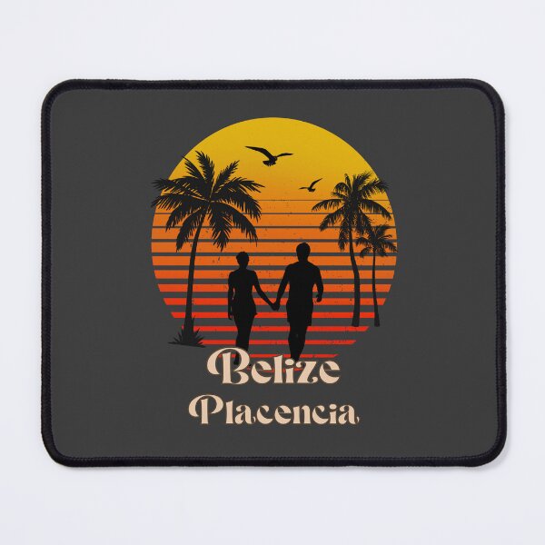 Item preview, Belize Placencia retro sunset palm trees designed and sold by TipTopTapo.