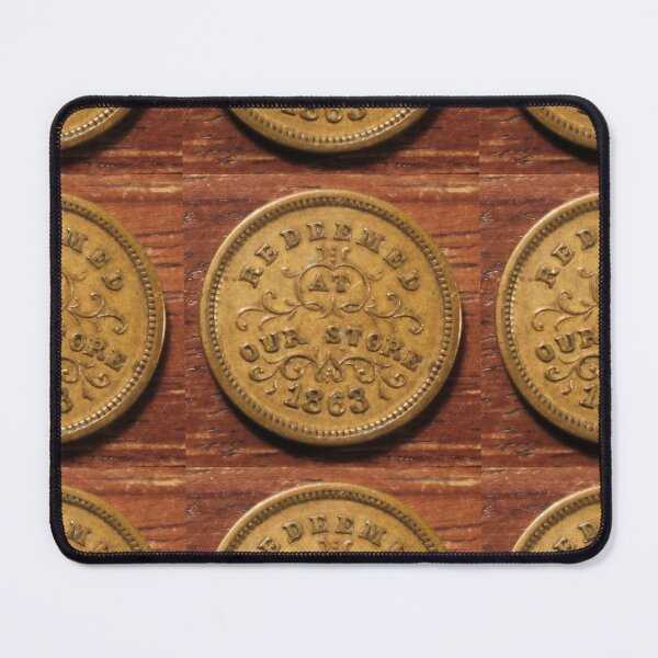 Item preview, 1863 Redeemed Our Store Robinson & Ballou Grocers Troy, N.Y. Token designed and sold by coinsxcrochet.
