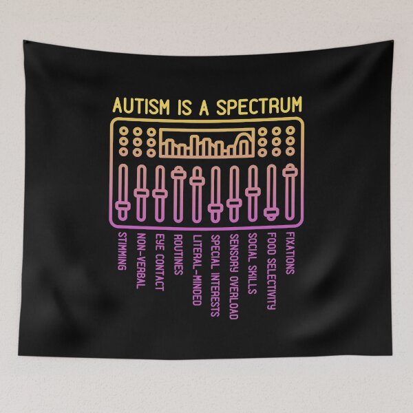 Item preview, Autism Is A Spectrum designed and sold by brytfanna.
