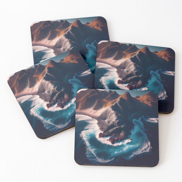 Item preview, Waves and Wonders: A Coastal Landscape from Above designed and sold by fi-generations.