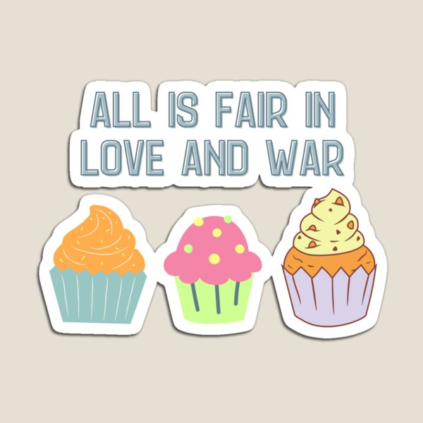 Aperçu de l'œuvre Tout est juste dans l'amour et la guerre, Bridgerton cupcakes créée et vendue par YummyPatterns.