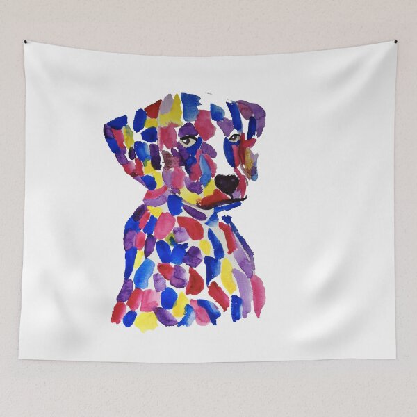 Item preview, Colorful puppy designed and sold by Kate Drake.
