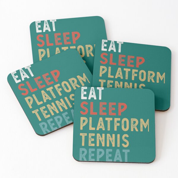 Item preview, Eat Sleep Platform Tennis Repeat Funny Player Gift Idea   designed and sold by SaraWorldShop.