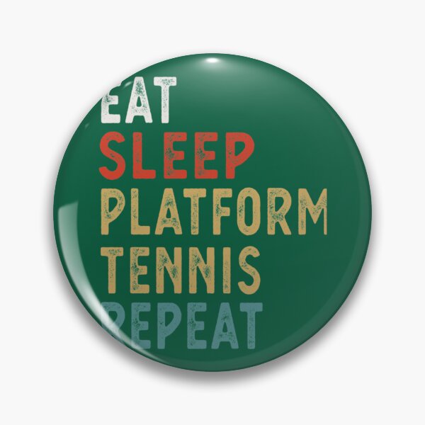 Item preview, Eat Sleep Platform Tennis Repeat Funny Player Gift Idea   designed and sold by SaraWorldShop.