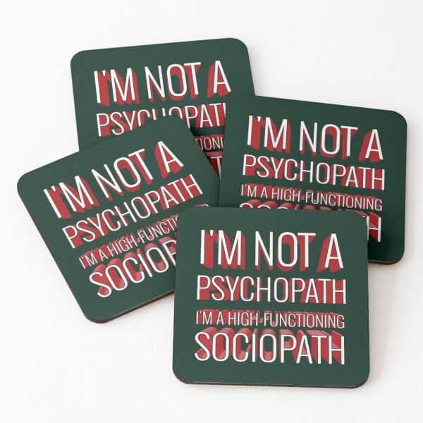 Item preview, I_m not a psychopath text   designed and sold by LucasytMaverick.