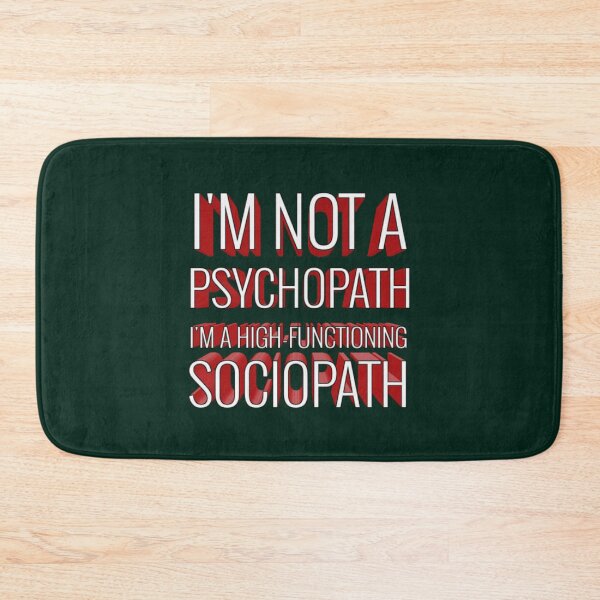 Item preview, I_m not a psychopath text   designed and sold by LucasytMaverick.
