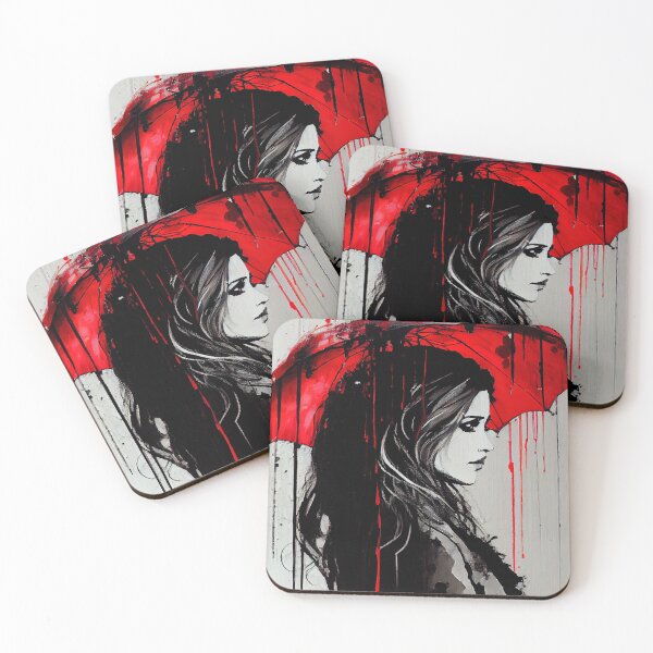 Item preview, The Lady With The Red Umbrella  designed and sold by Gypsykiss.