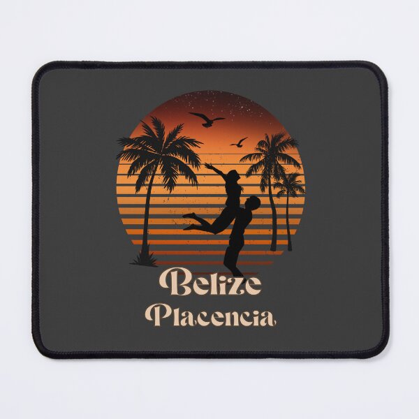 Item preview, Belize Placencia retro sunset palm trees designed and sold by TipTopTapo.
