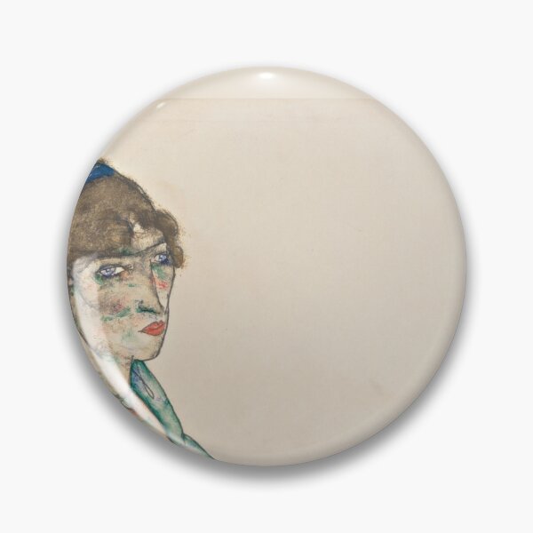Item preview, Egon Schiele   Sitting Semi-Nude with Blue Hairband designed and sold by TeeARTHY.