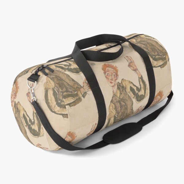 Item preview, Egon Schiele Self-Portrait with Striped Sleeves designed and sold by TeeARTHY.