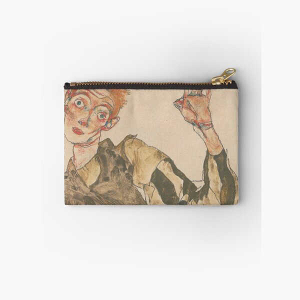 Item preview, Egon Schiele Self-Portrait with Striped Sleeves designed and sold by TeeARTHY.