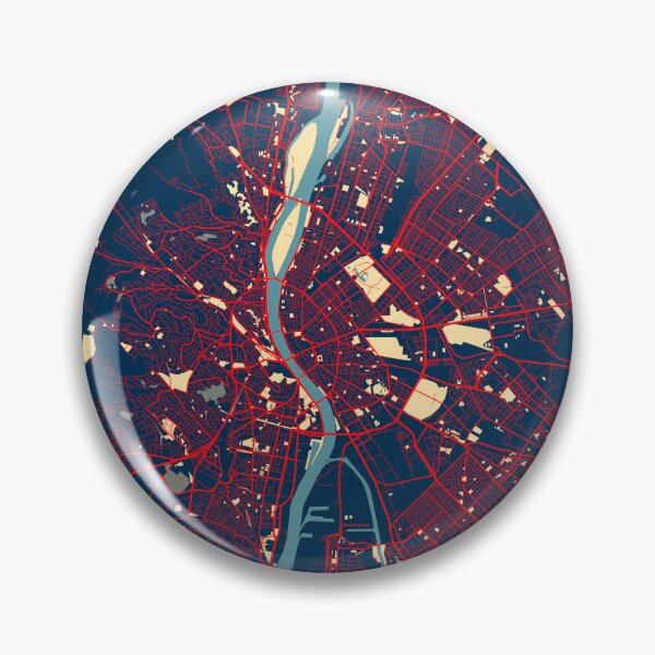 Item preview, Budapest City Map of Hungary - Hope designed and sold by deMAP.