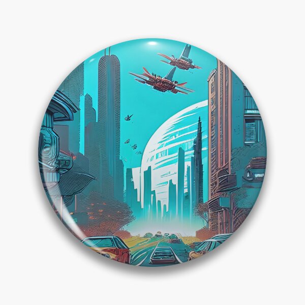 Item preview, Futuristic Cityscape No5 designed and sold by angelisart.