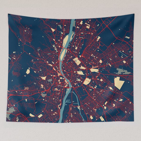 Item preview, Budapest City Map of Hungary - Hope designed and sold by deMAP.