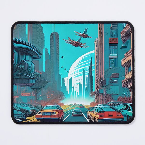 Item preview, Futuristic Cityscape No5 designed and sold by angelisart.
