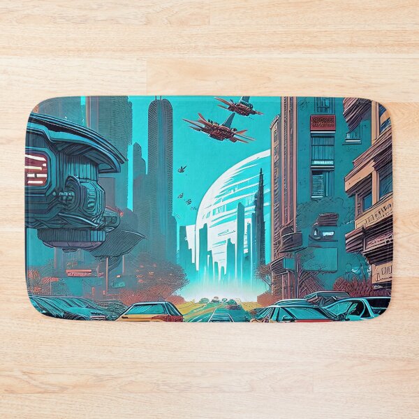 Item preview, Futuristic Cityscape No5 designed and sold by angelisart.