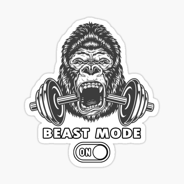 Gorilla Mode Gym Beast Workout Weights Lifting Power - Gift Stickers sold  by Benedikta Meaningless, SKU 39730389