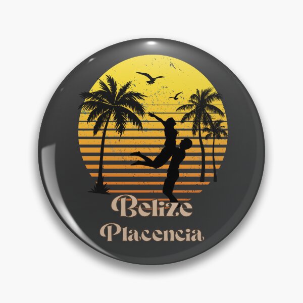 Item preview, Belize Placencia retro sunset palm trees designed and sold by TipTopTapo.
