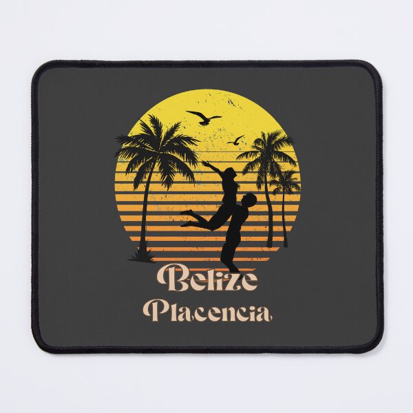 Item preview, Belize Placencia retro sunset palm trees designed and sold by TipTopTapo.