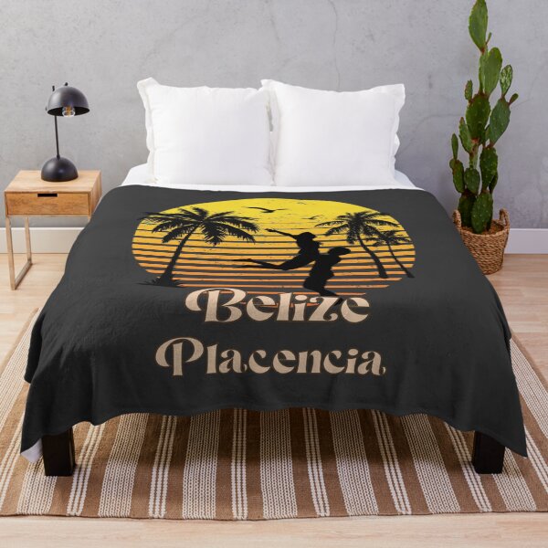 Item preview, Belize Placencia retro sunset palm trees designed and sold by TipTopTapo.