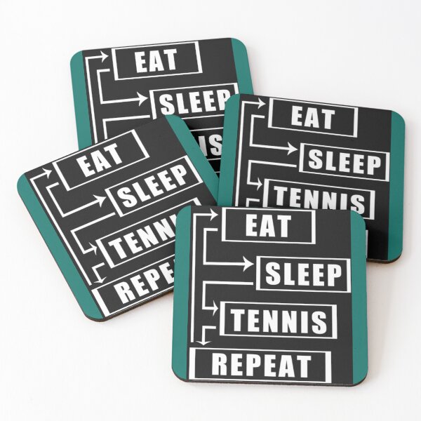 Item preview, Eat Sleep Tennis Repeat Graphic 1 designed and sold by SaraWorldShop.