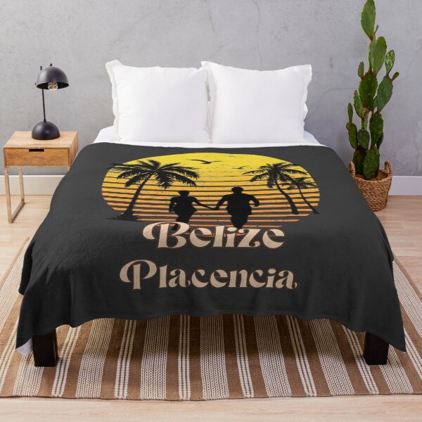 Item preview, Belize Placencia retro sunset palm trees designed and sold by TipTopTapo.