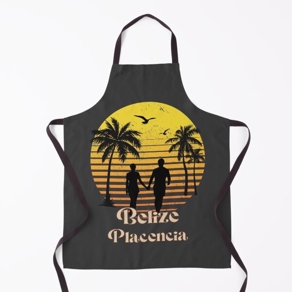 Item preview, Belize Placencia retro sunset palm trees designed and sold by TipTopTapo.