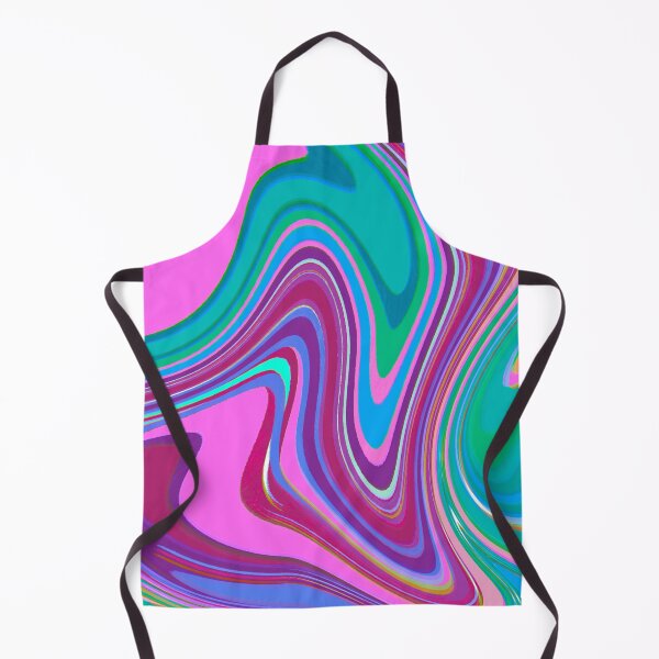 Item preview, Modern Liquid Swirl Abstract Pattern Vibrant Neon Blue, Blue Tones, Pink and Blue, Purple, Pink Tones, Marble Multicolor Design designed and sold by theprintedclub.
