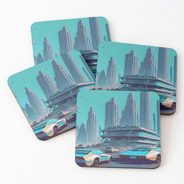 Item preview, Futuristic Cityscape No6 designed and sold by angelisart.
