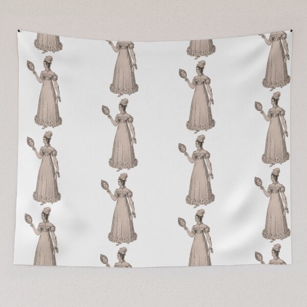 Item preview, Regency Figure with mirror designed and sold by CastlesClassics.