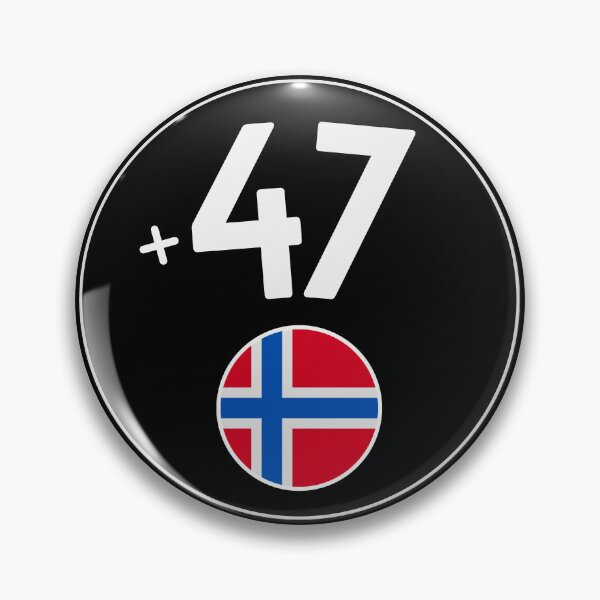 Item preview, NORWAY country code +47 badge designed and sold by LeddsoDello.