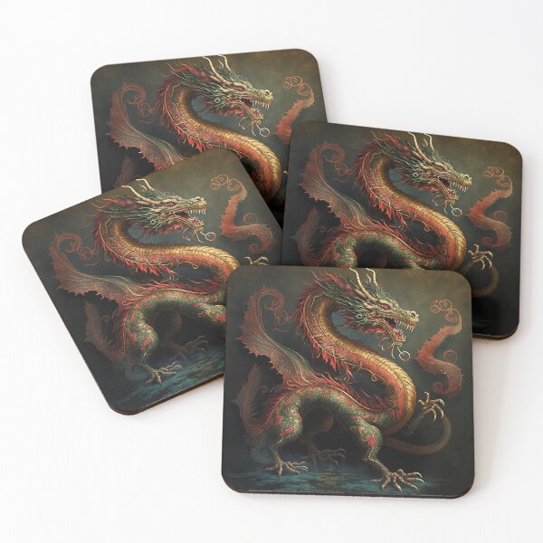 Item preview, Vintage Japanese Dragon  designed and sold by Vanover Designs.