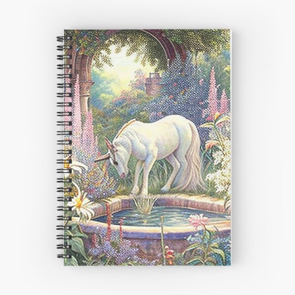 Item preview, Enchanted Cottagecore Scene: Unicorn designed and sold by Zovermind.