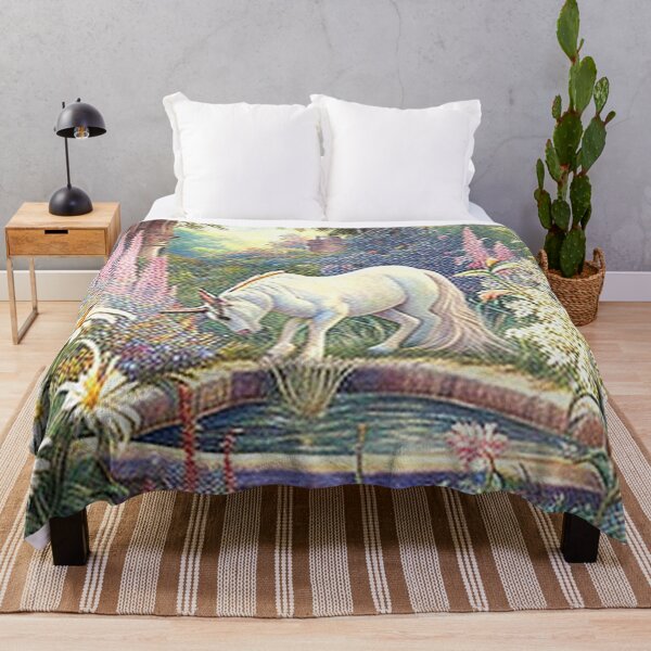 Item preview, Enchanted Cottagecore Scene: Unicorn designed and sold by Zovermind.
