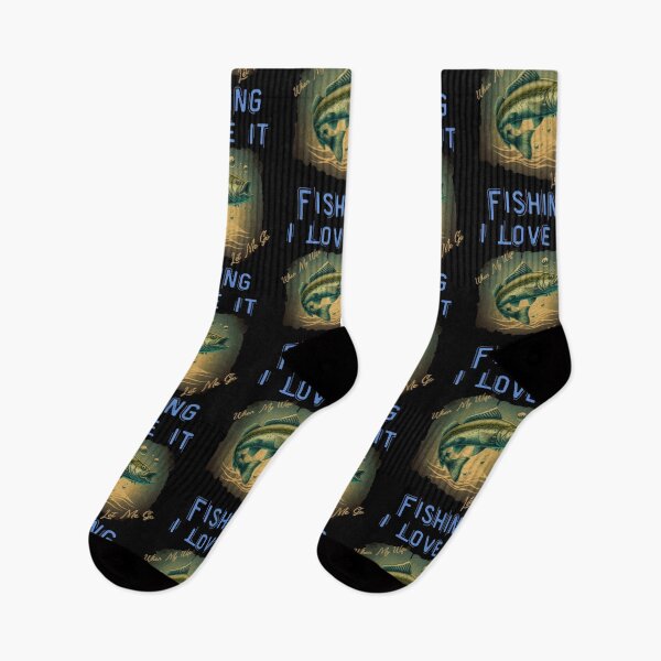 Item preview, I Love It When My Wife Let Me Go Fishing - Perfect Funny Gift for fish enthusiasts designed and sold by Cr4ftyCreations.