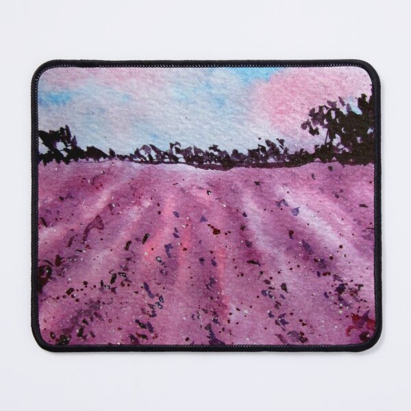Item preview, Lavender Field Watercolor designed and sold by VittaArtDream.
