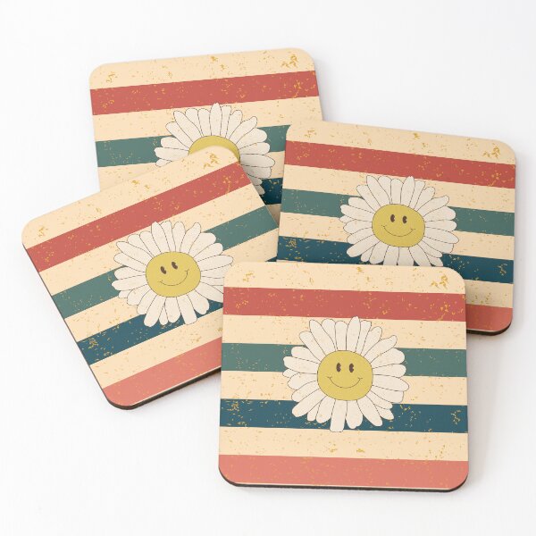 Item preview, Vintage Color Stripes Sunflower designed and sold by 5thseason-shop.