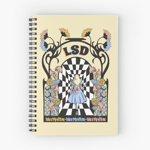 Item preview, alice in wonderland, psychedelic illustration, poster, t-shirt print designed and sold by ShamanskaKate.