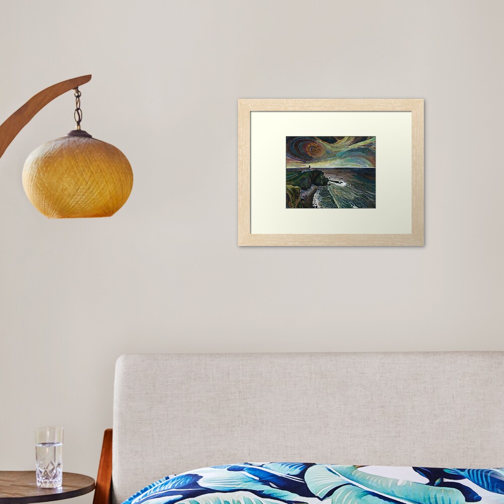 Aperçu de l'œuvre Impression encadrée créée et vendue par RWTextileArt.