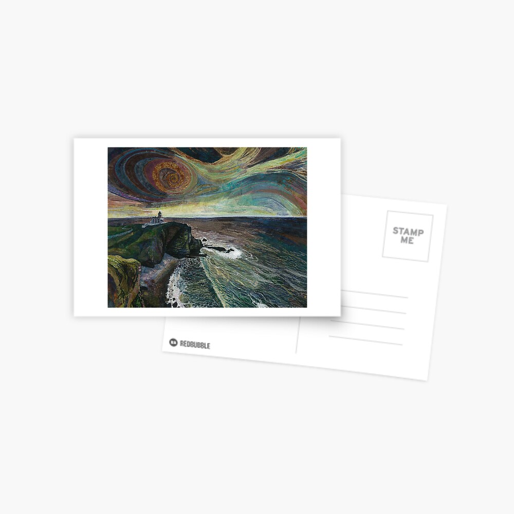 Aperçu de l'œuvre Carte postale créée et vendue par RWTextileArt.