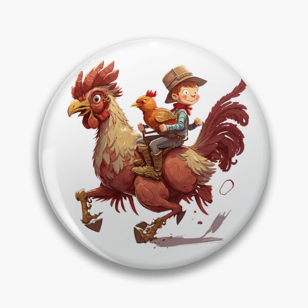 Item preview, Little boy in riding rooster designed and sold by ArtShanth.