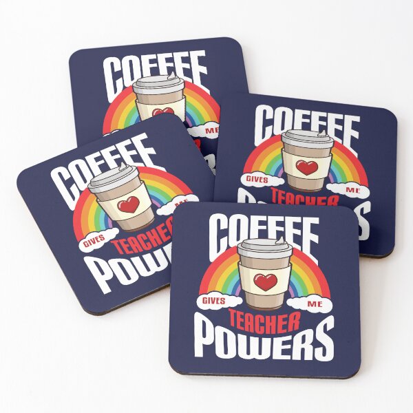 Item preview, Coffee Give Me Teacher Powers - Coffee Teacher  National Coffee Day - Add Coffee designed and sold by Luvjesus2.