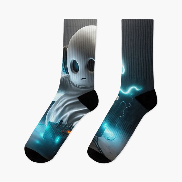 Item preview, Casper the Ghost DJ - Neon Electro  designed and sold by The-Fox-Hole.