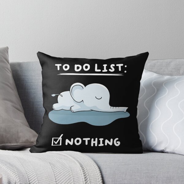 Item preview, To Do List Nothing Elephant Sleep designed and sold by MooonTees.